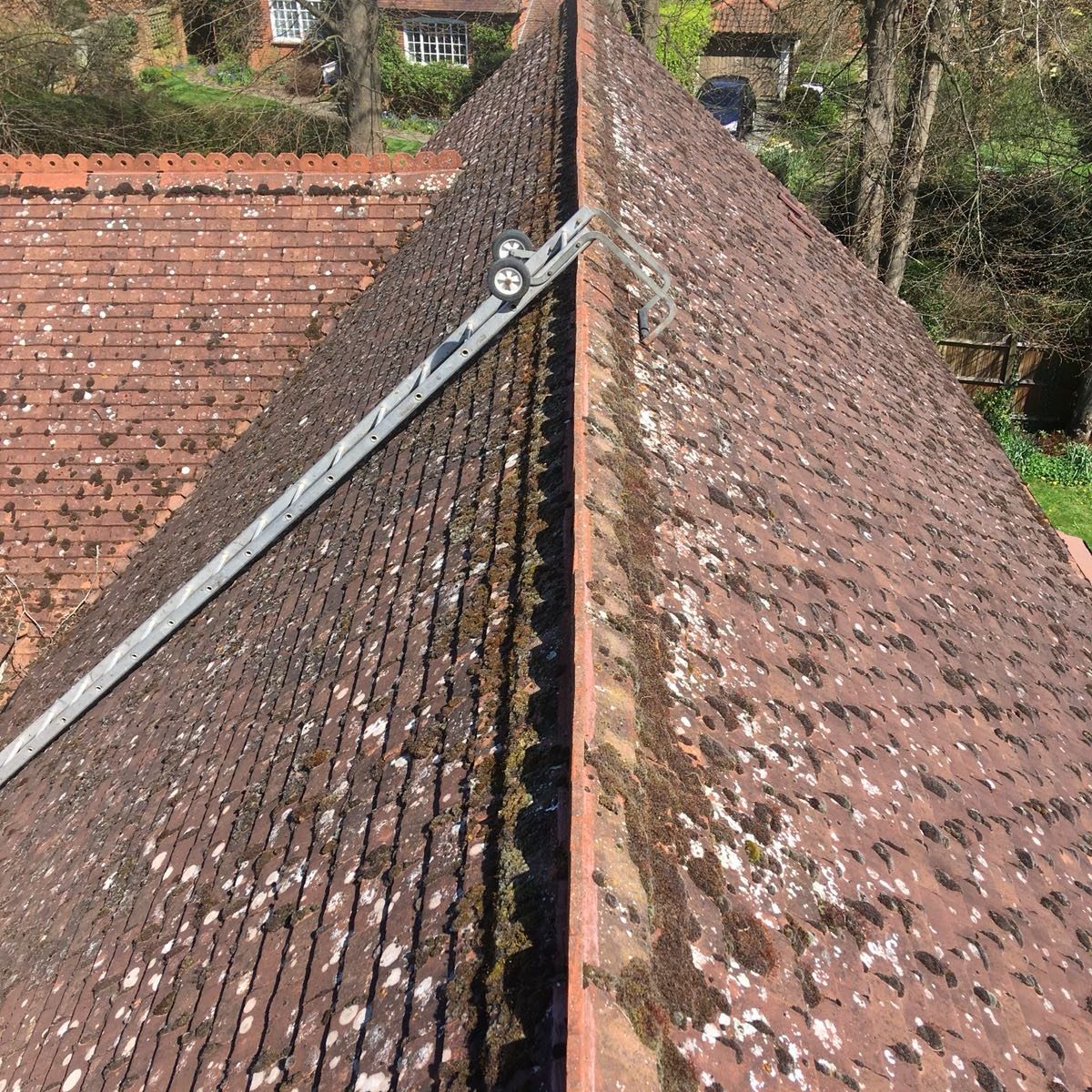 Roof cleaning will remove all of the moss, lichen and fungi from your roof tiles.